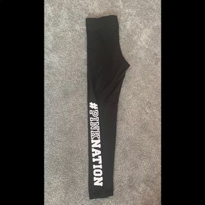 Pink Victoria’s Secret Leggings Size M